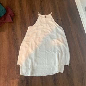 Fabrik White Dress. Spaghetti straps.